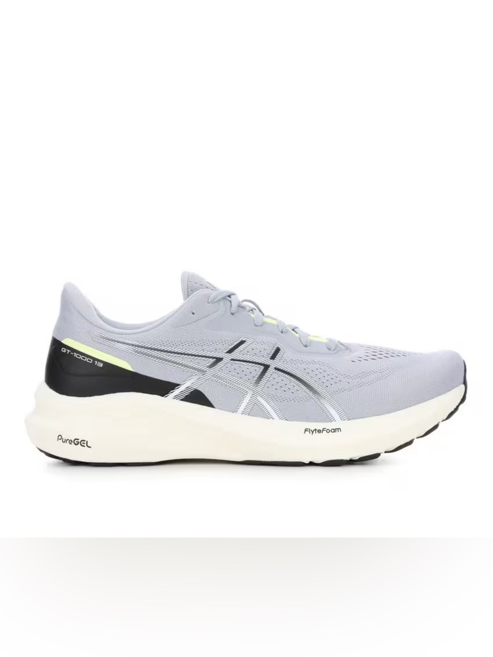 Size 7.5M / 9W ASICS GT 1000 13 Piedmont Grey / Black - 1011B858-021